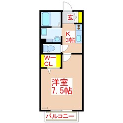 モナエスペーロの物件間取画像